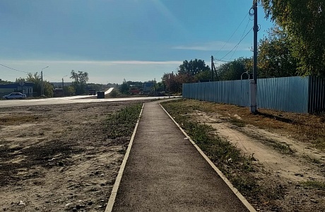 В Земетчино отремонтировали тротуар на улице Ленина В Земетчино отремонтировали тротуар на улице Ленина